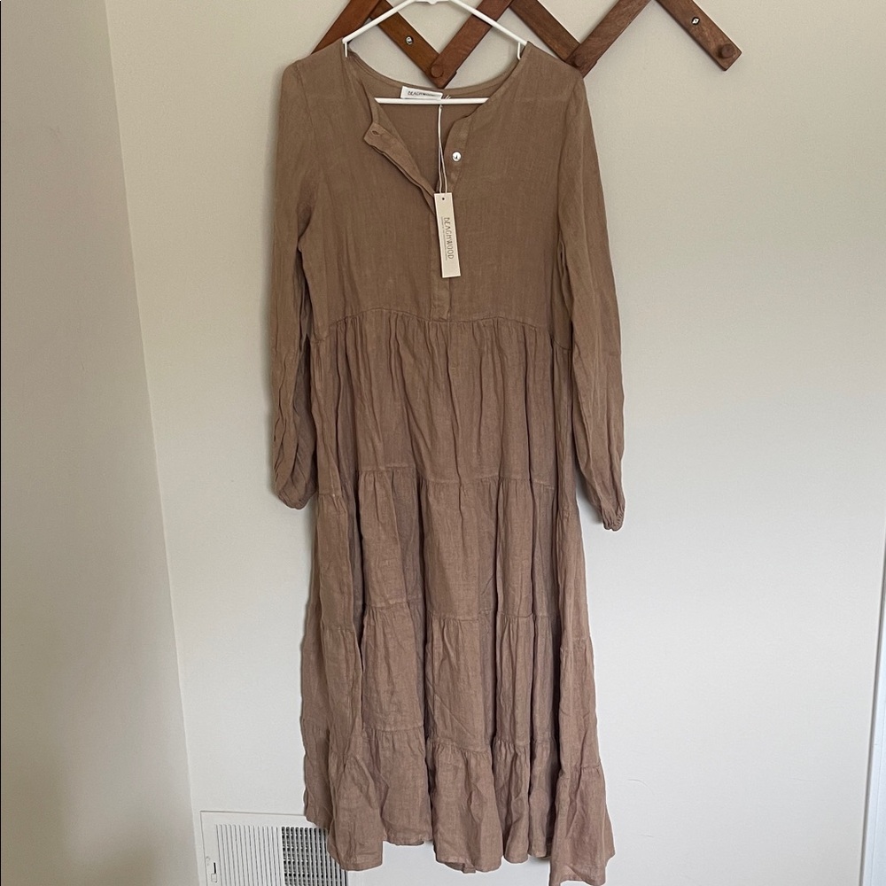 Beachwood Baby Mara Linen Dress